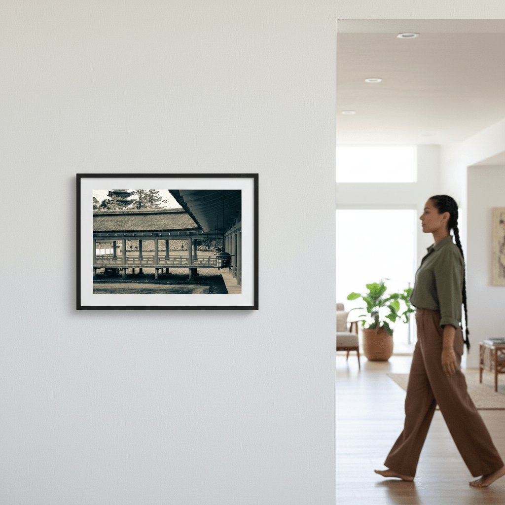 Itsukushima Shrine Boardwalk by Steven Scott wall - art - picture - poster