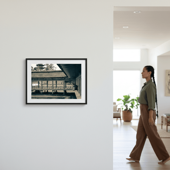 Itsukushima Shrine Boardwalk by Steven Scott wall - art - picture - poster