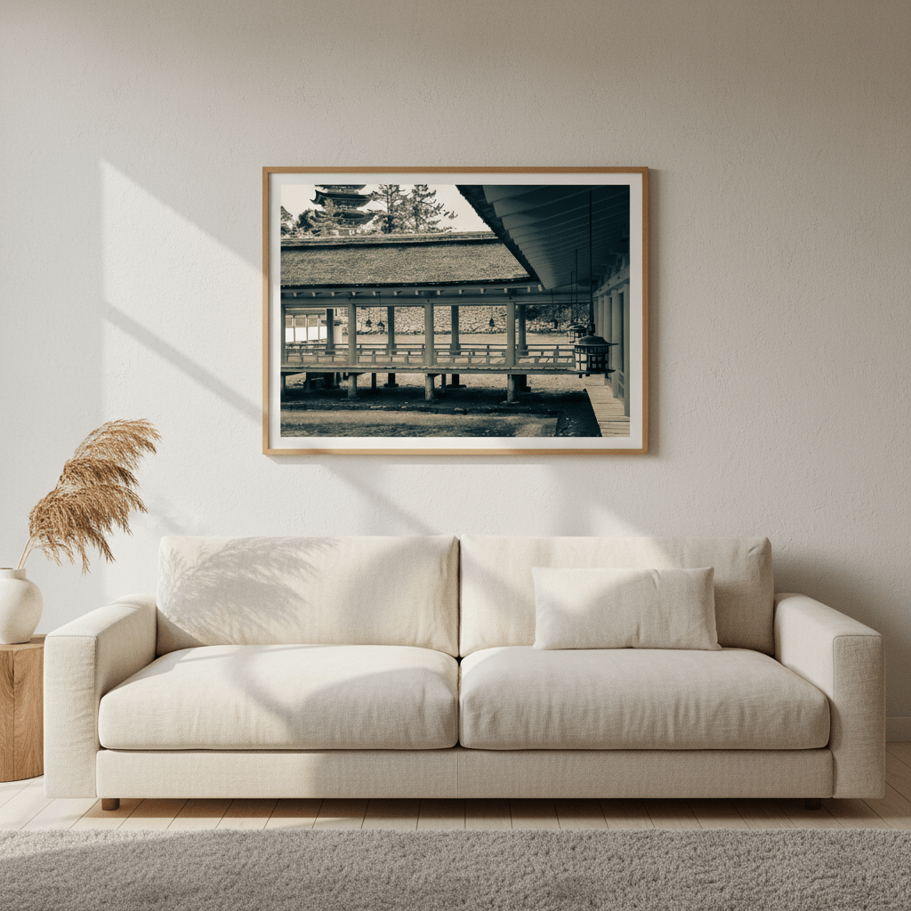Itsukushima Shrine Boardwalk by Steven Scott wall - art - picture - poster