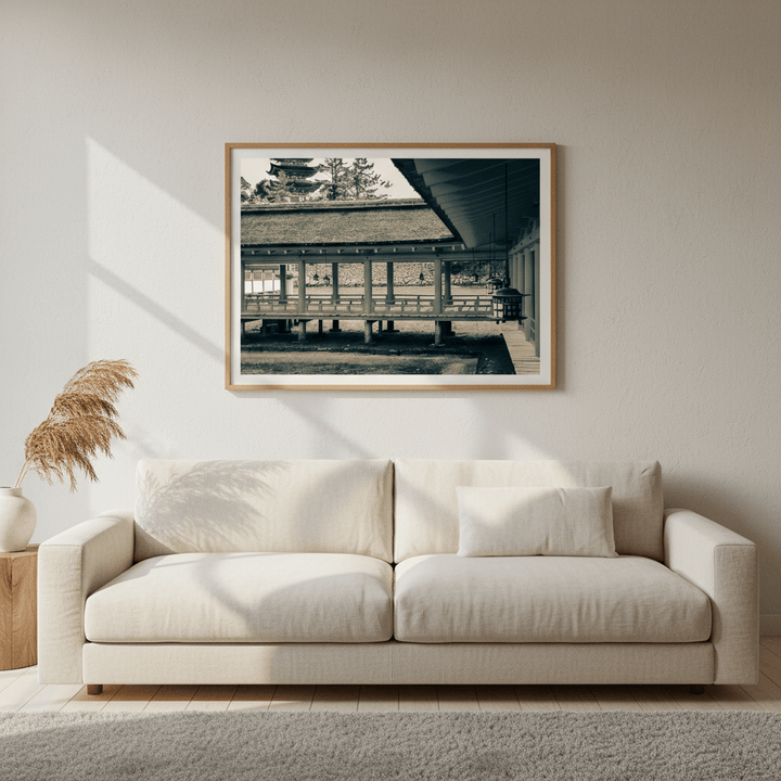 Itsukushima Shrine Boardwalk by Steven Scott wall - art - picture - poster