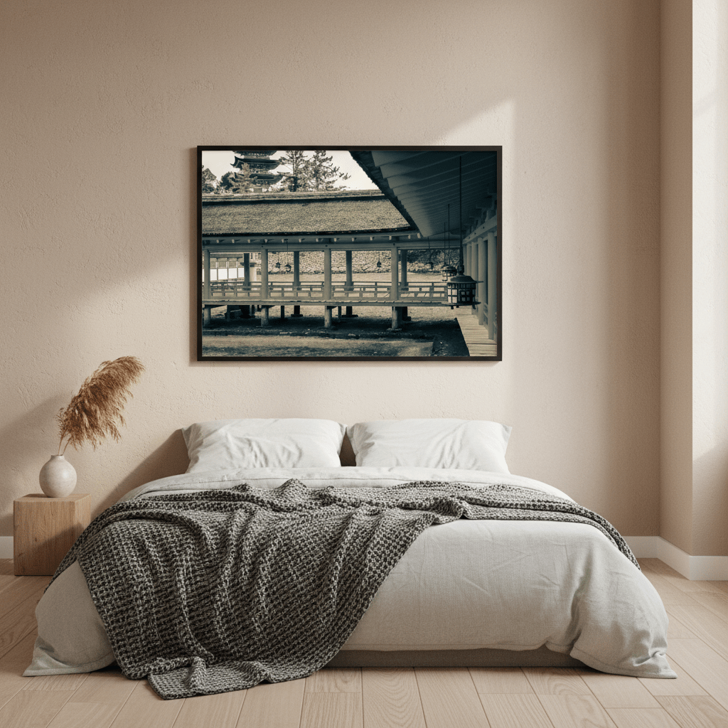 Itsukushima Shrine Boardwalk by Steven Scott wall - art - picture - poster
