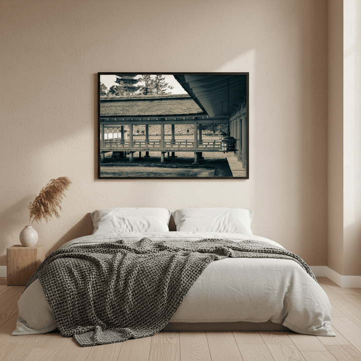 Itsukushima Shrine Boardwalk by Steven Scott wall - art - picture - poster