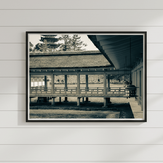 Itsukushima Shrine Boardwalk by Steven Scott wall - art - picture - poster