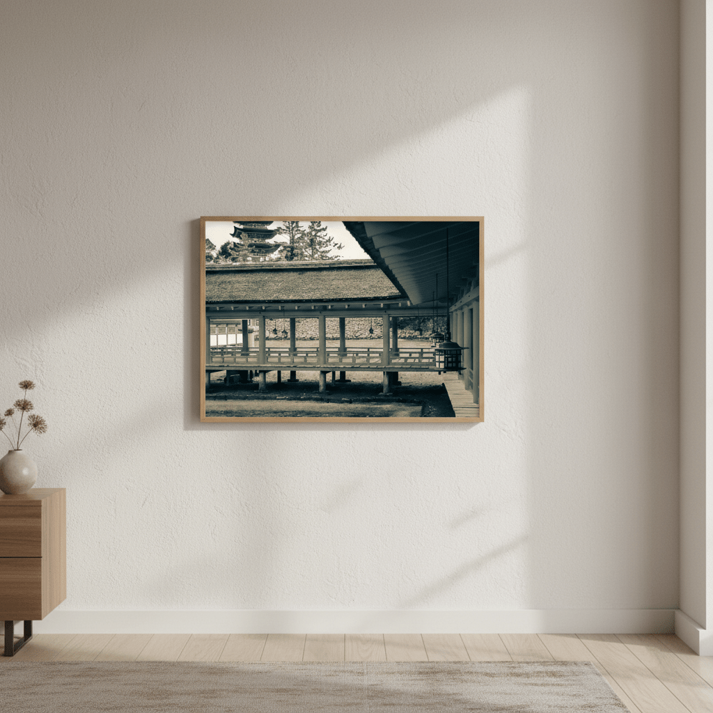 Itsukushima Shrine Boardwalk by Steven Scott wall - art - picture - poster