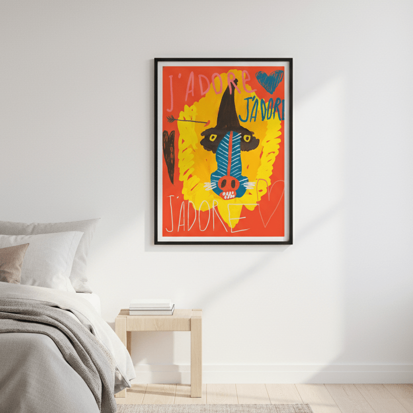 J'Adore by Nastasiia Samokhina wall - art - picture - poster