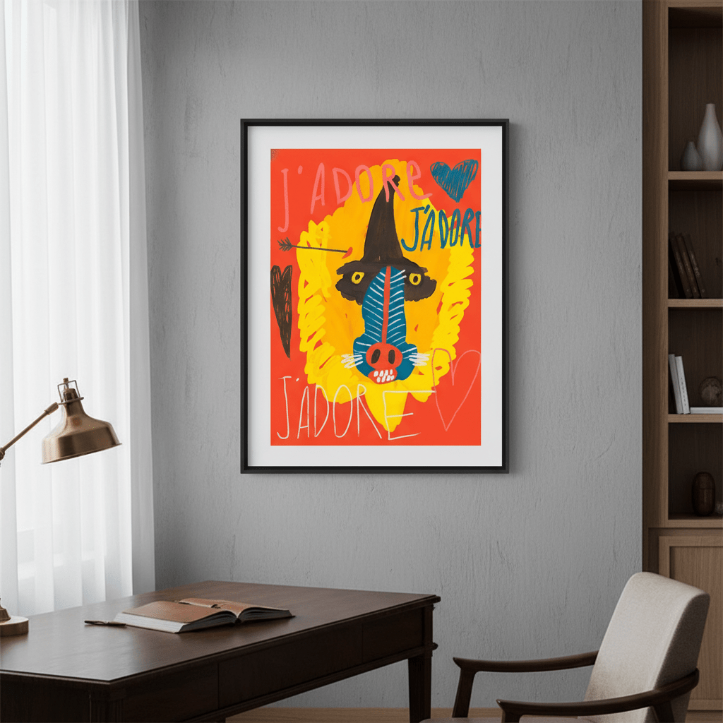 J'Adore by Nastasiia Samokhina wall - art - picture - poster