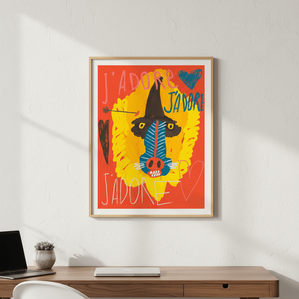 J'Adore by Nastasiia Samokhina wall - art - picture - poster