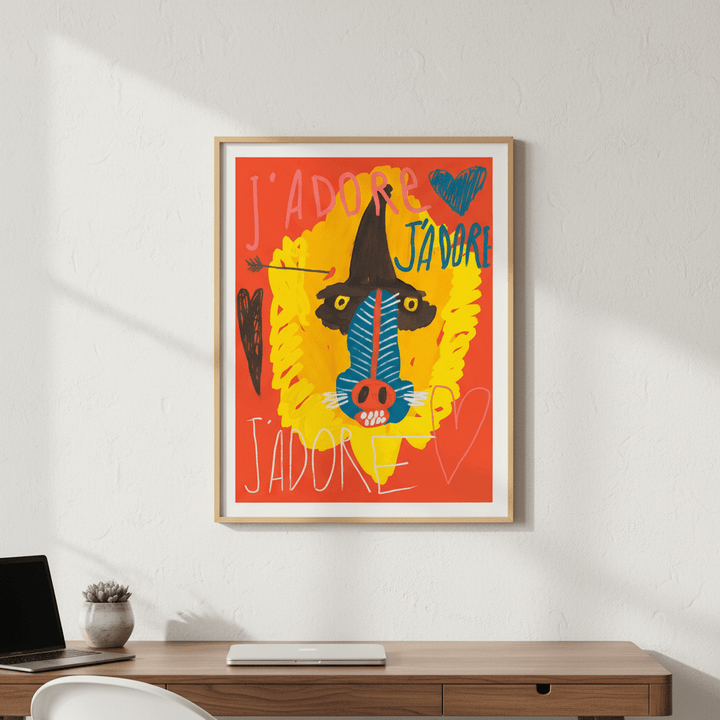J'Adore by Nastasiia Samokhina wall - art - picture - poster