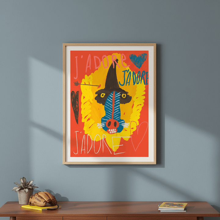 J'Adore by Nastasiia Samokhina wall - art - picture - poster