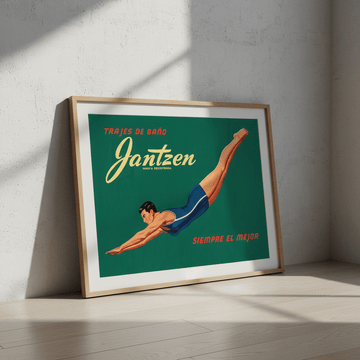 Janzten Vintage Swimwear Ad Poster wall - art - picture - poster