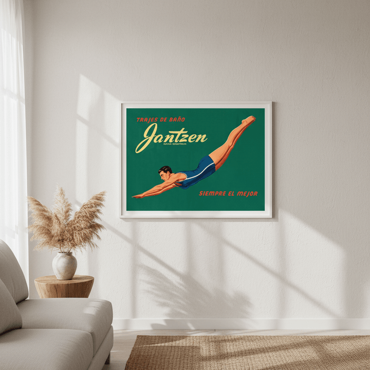 Janzten Vintage Swimwear Ad Poster wall - art - picture - poster