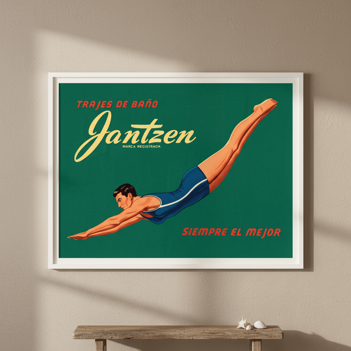 Janzten Vintage Swimwear Ad Poster wall - art - picture - poster