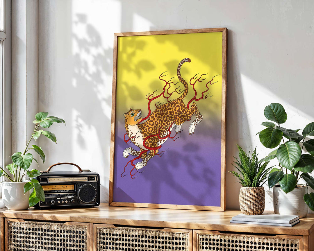 Japan Leo by Lisa Goebel wall - art - picture - poster