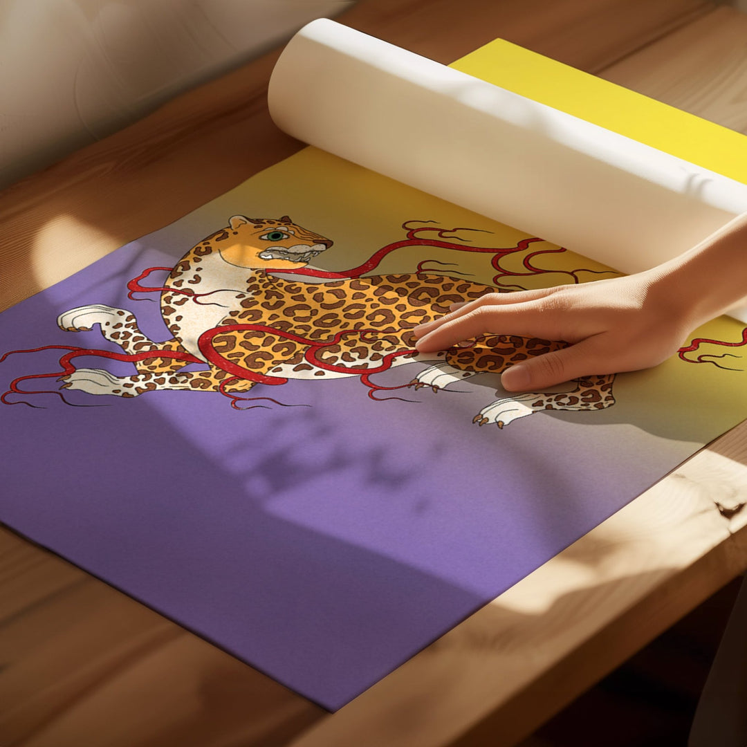 Japan Livin LaVideo Leo Set of 2 Prints by Lisa Goebel wall - art - picture - poster