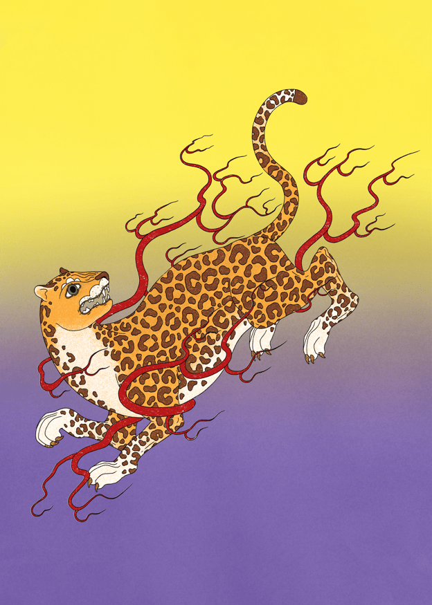 Japan Livin LaVideo Leo Set of 2 Prints by Lisa Goebel wall - art - picture - poster