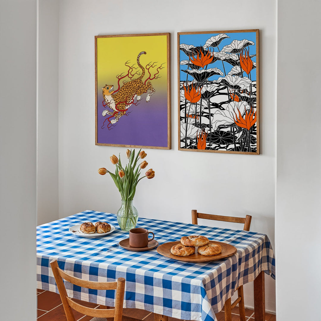 Japan Livin LaVideo Leo Set of 2 Prints by Lisa Goebel wall - art - picture - poster
