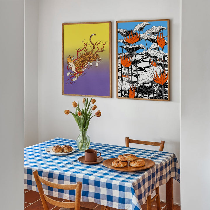Japan Livin LaVideo Leo Set of 2 Prints by Lisa Goebel wall - art - picture - poster