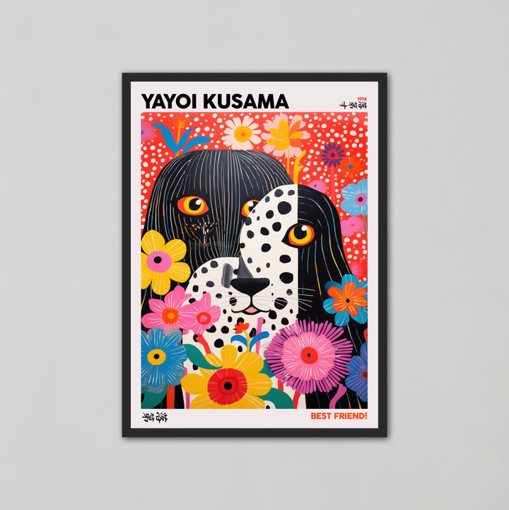 Japanese Bestfriend Dog Wall Prints by Yayoi Kusama - Style My Wall