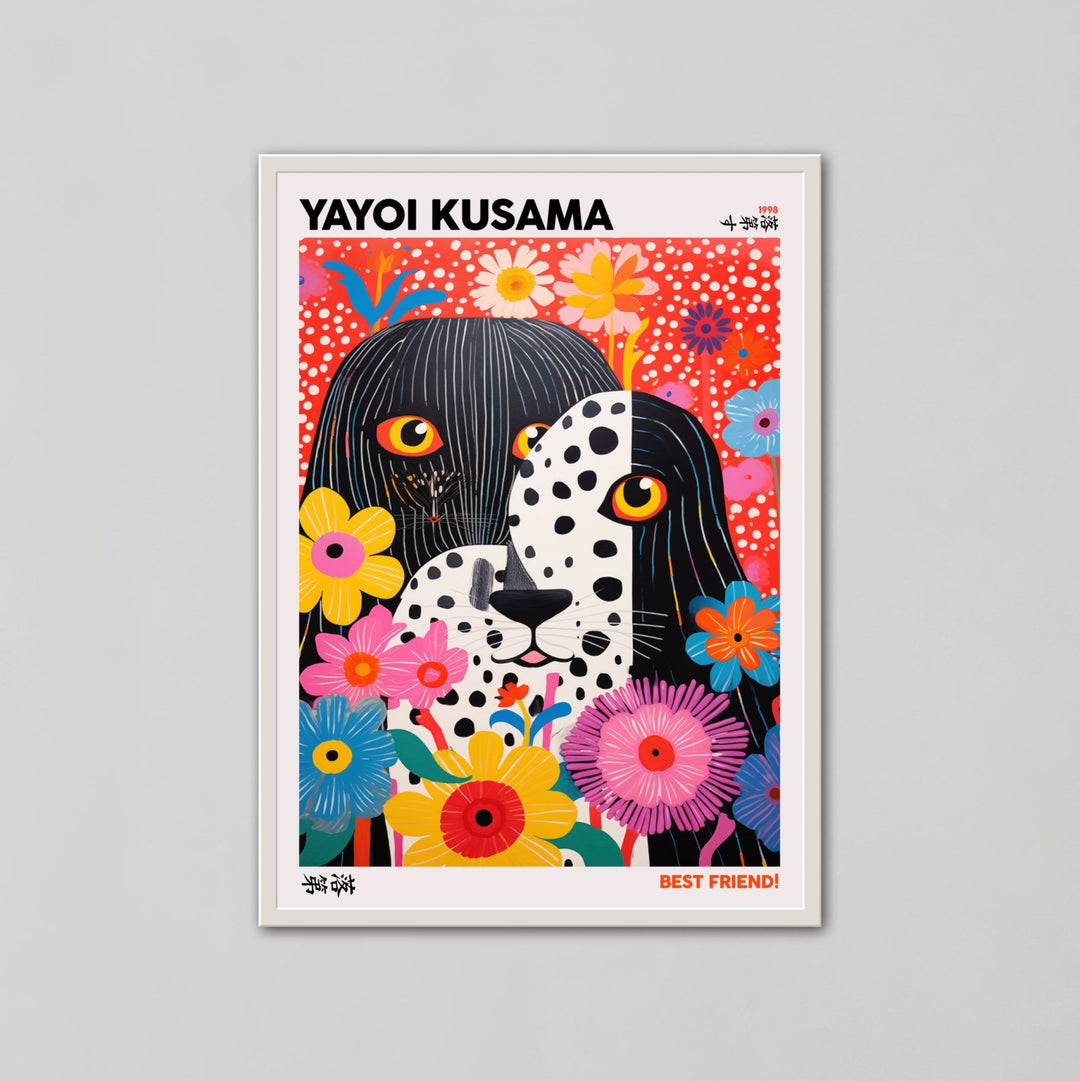 Japanese Bestfriend Dog Wall Prints by Yayoi Kusama - Style My Wall