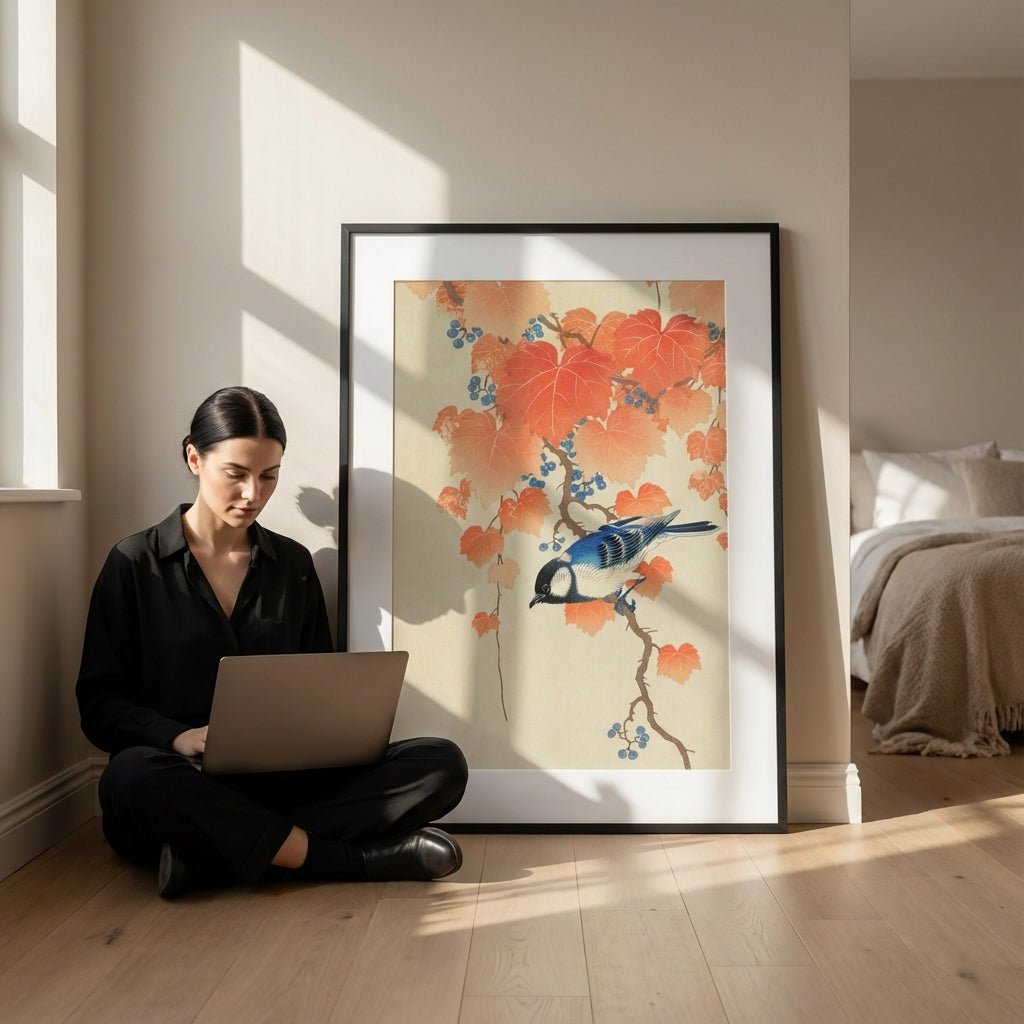 Japanese Bird by Ohara Koson wall - art - picture - poster