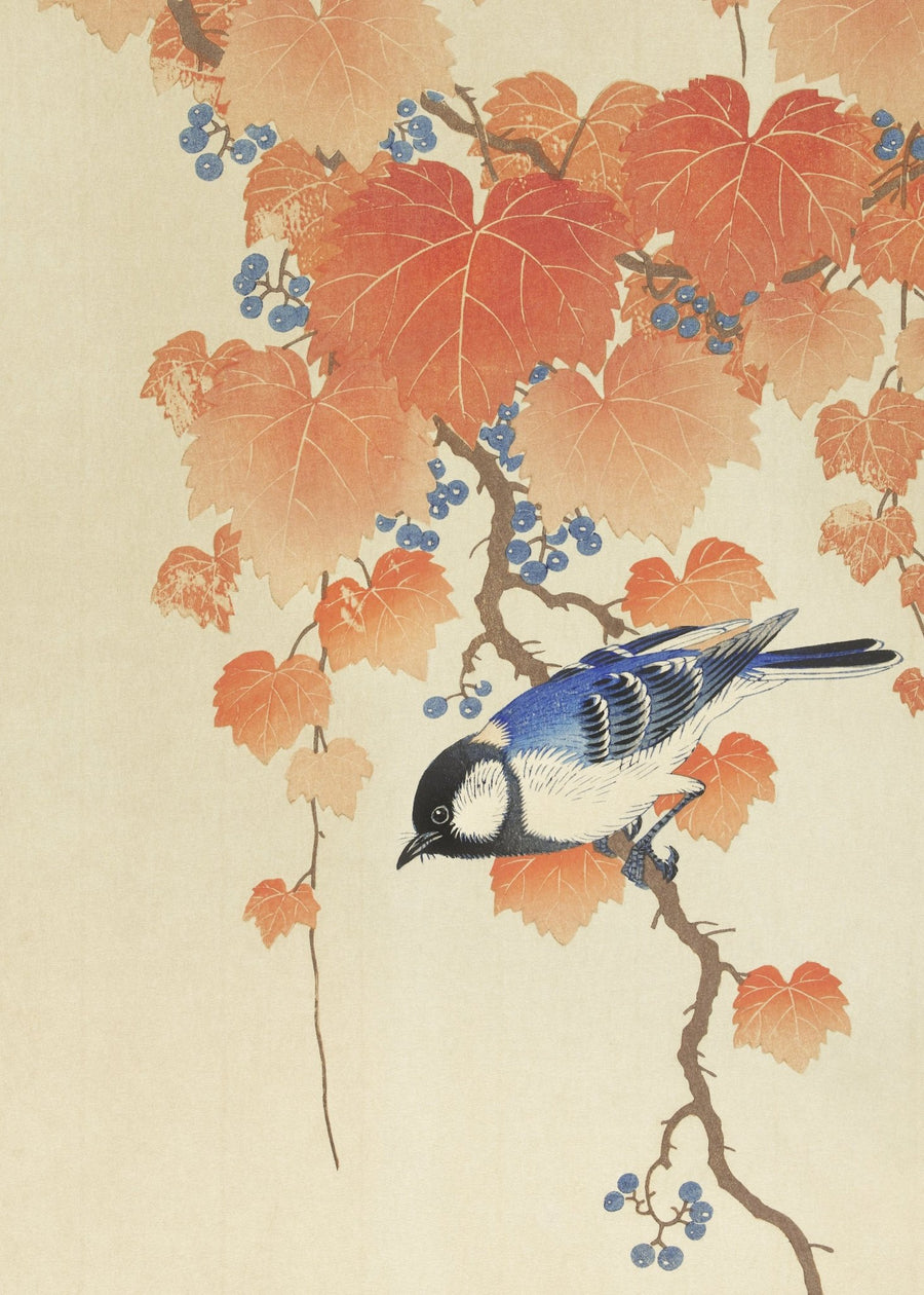 Japanese Bird by Ohara Koson