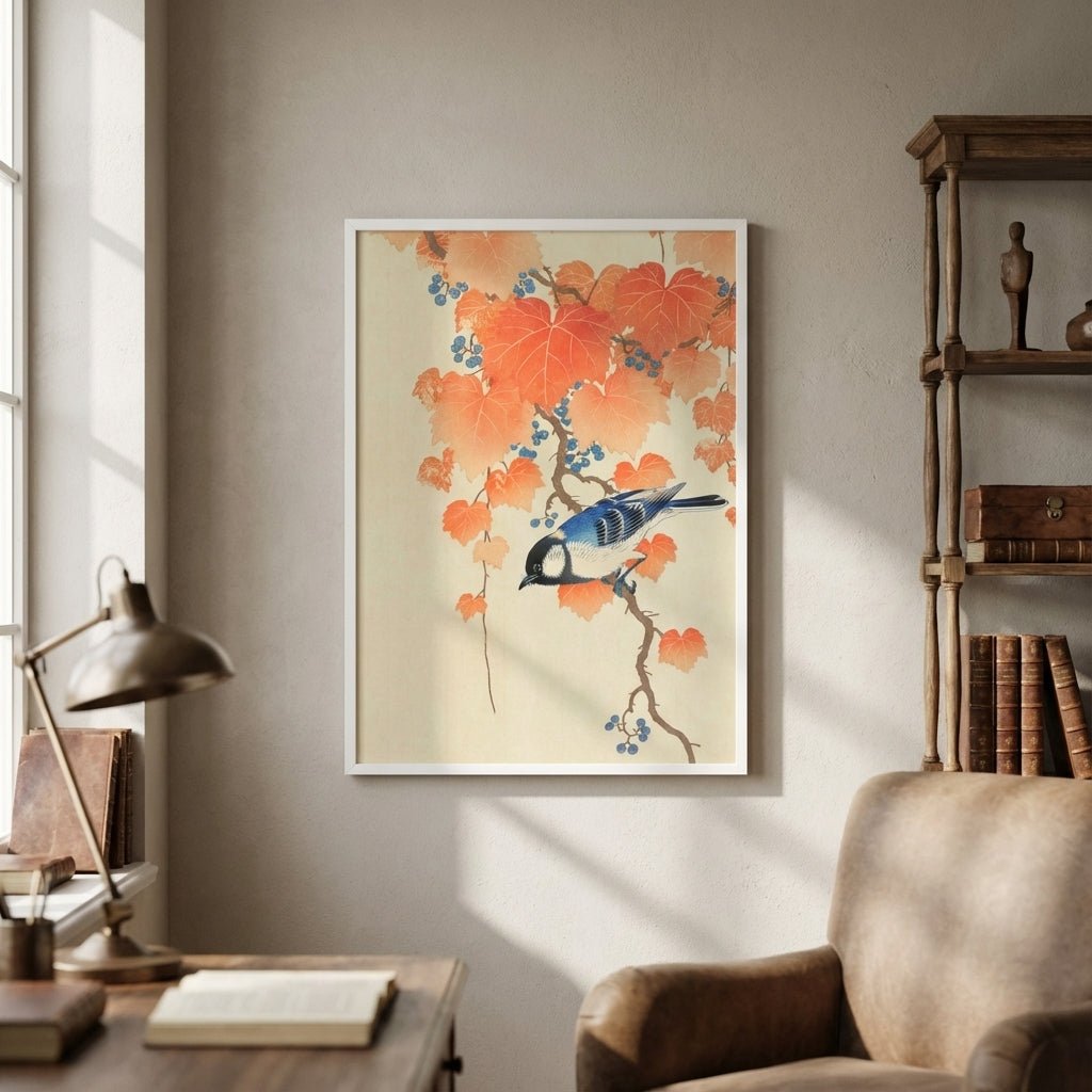 Japanese Bird by Ohara Koson wall - art - picture - poster