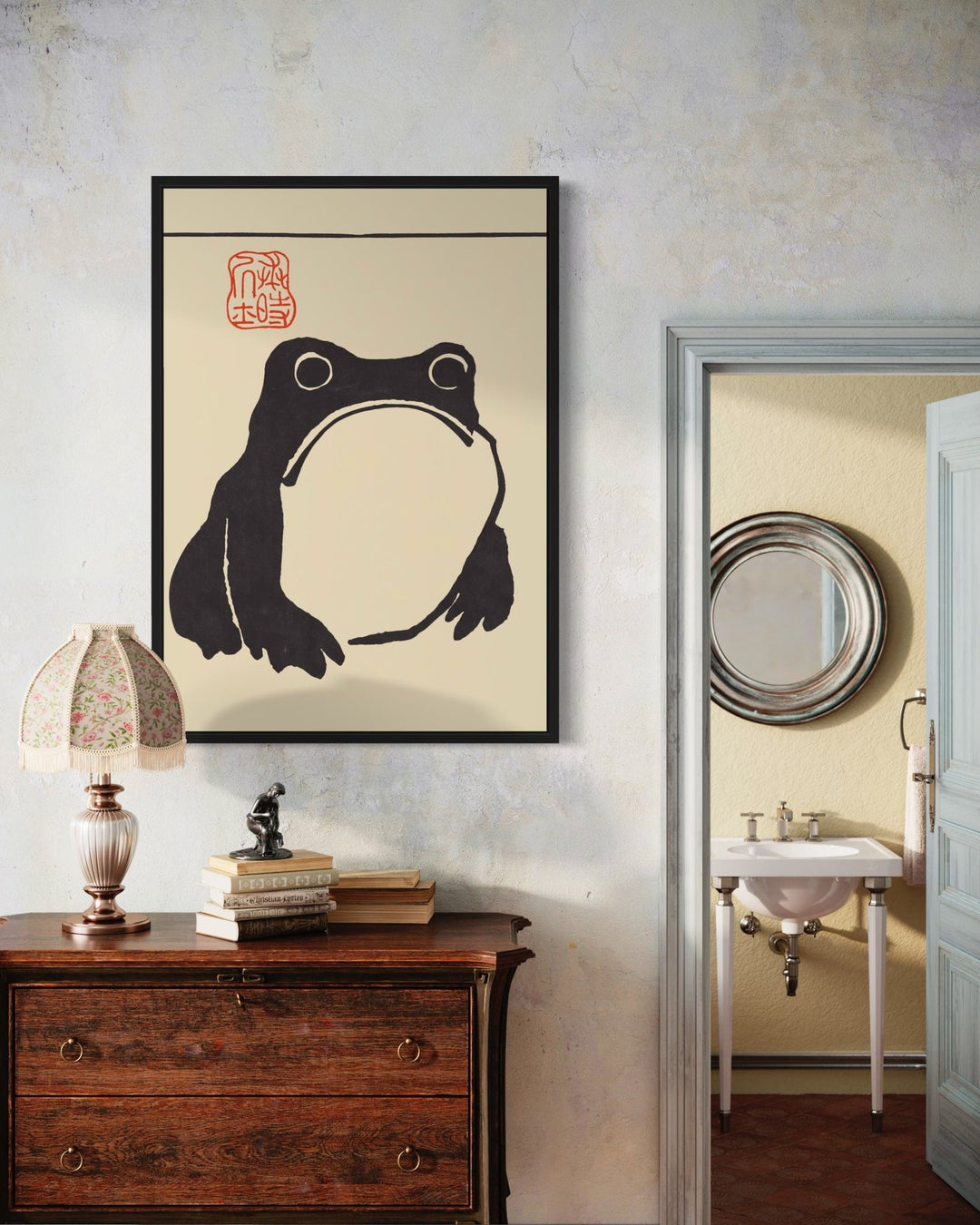 Japanese Frog Wall Prints by Matsumoto Hoji - Style My Wall