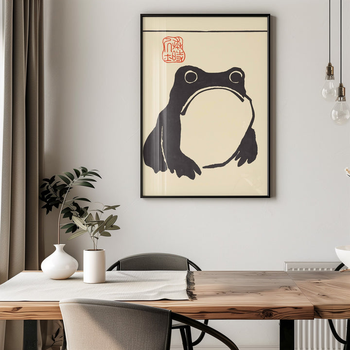 Japanese Frog Wall Prints by Matsumoto Hoji - Style My Wall