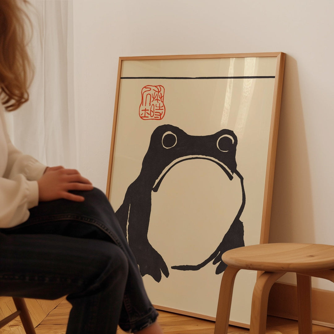 Japanese Frog Wall Prints by Matsumoto Hoji - Style My Wall
