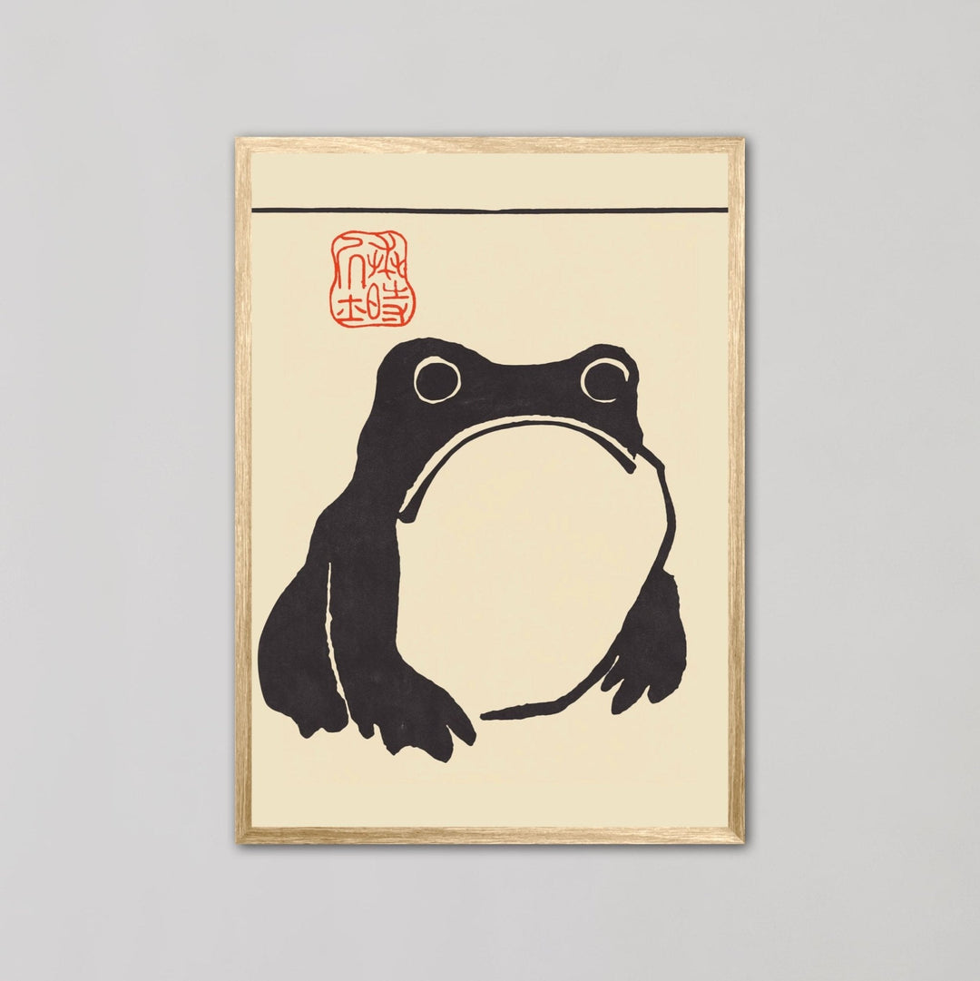 Japanese Frog Wall Prints by Matsumoto Hoji - Style My Wall
