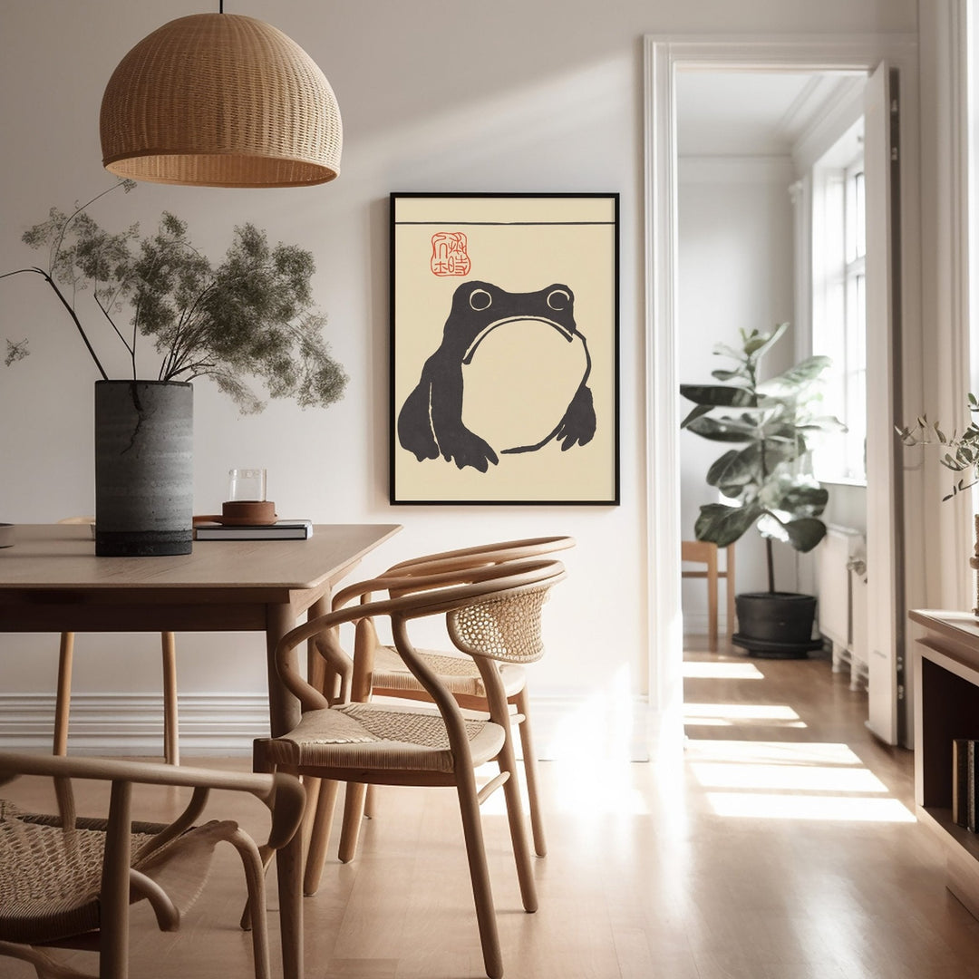 Japanese Frog Wall Prints by Matsumoto Hoji - Style My Wall
