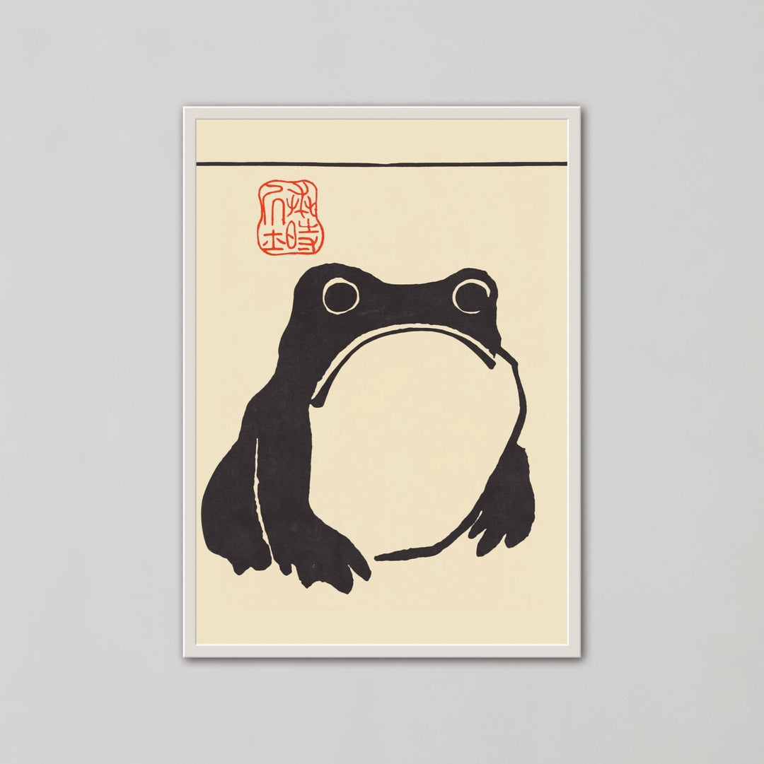 Japanese Frog Wall Prints by Matsumoto Hoji - Style My Wall