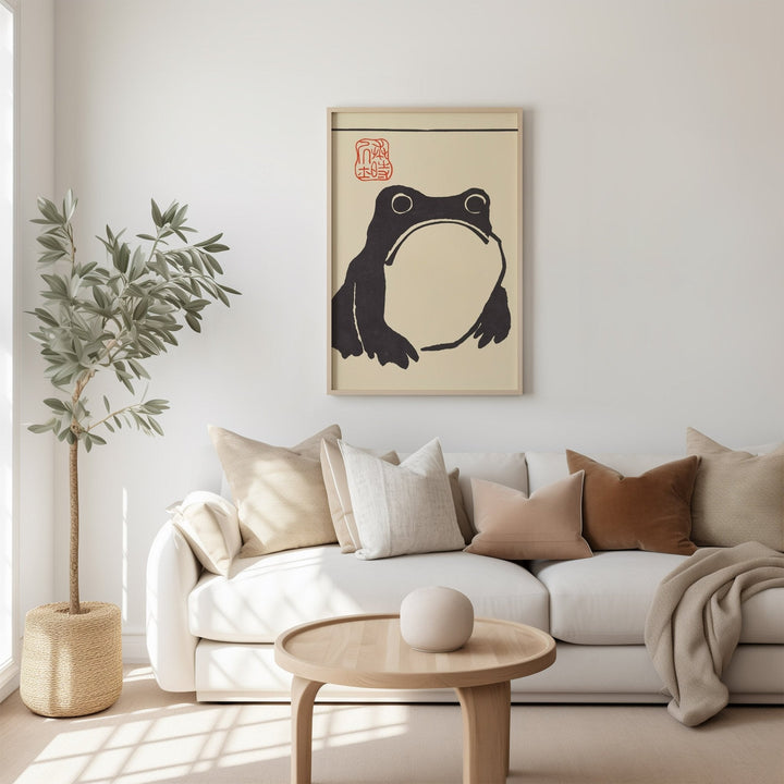 Japanese Frog Wall Prints by Matsumoto Hoji - Style My Wall