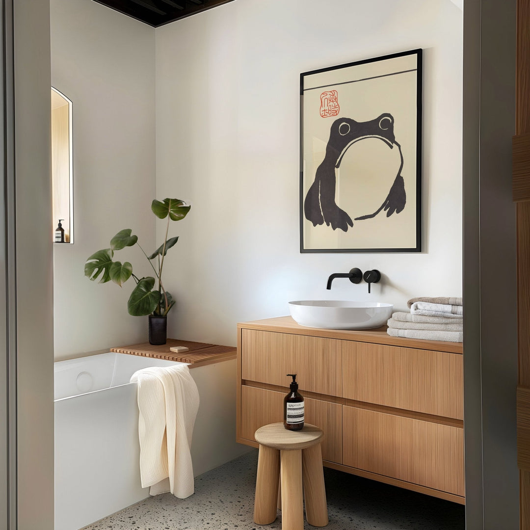 Japanese Frog Wall Prints by Matsumoto Hoji - Style My Wall