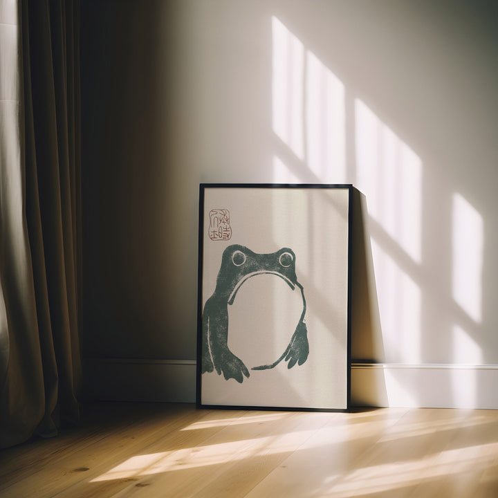 Japanese Grumpy Frog by Matsumoto Hoji - Style My Wall