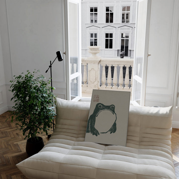 Japanese Grumpy Frog by Matsumoto Hoji - Style My Wall