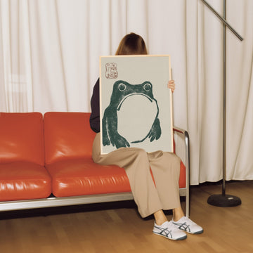 Japanese Grumpy Frog by Matsumoto Hoji - Style My Wall