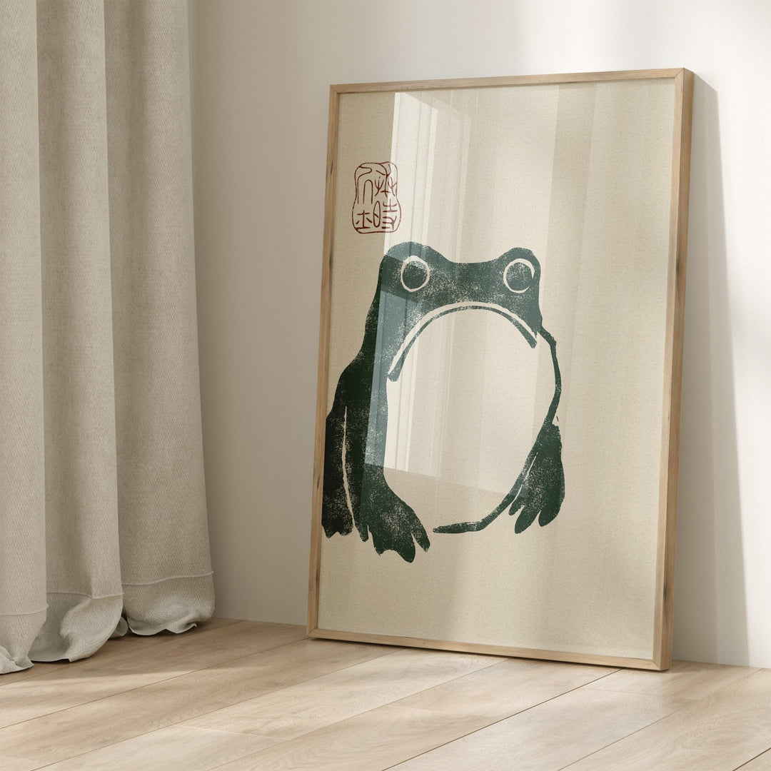 Japanese Grumpy Frog by Matsumoto Hoji - Style My Wall