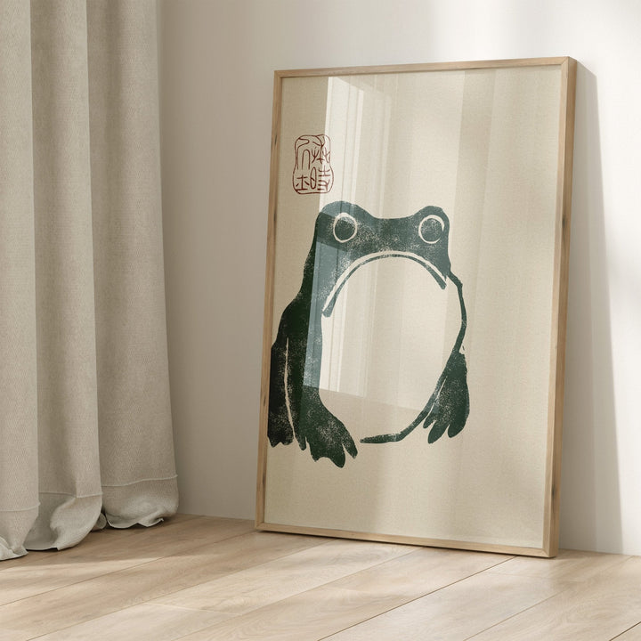 Japanese Grumpy Frog by Matsumoto Hoji - Style My Wall