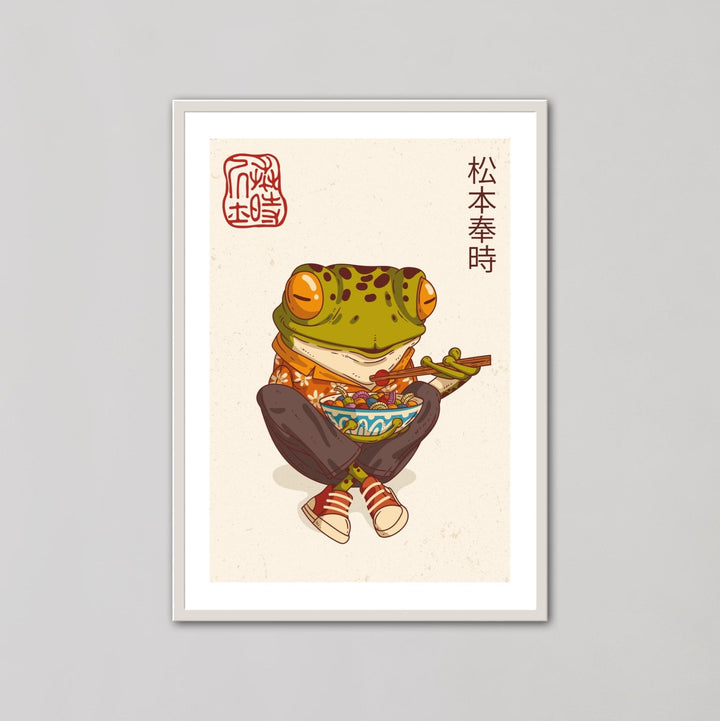 Japanese Samurai Frog III Wall Art - Style My Wall