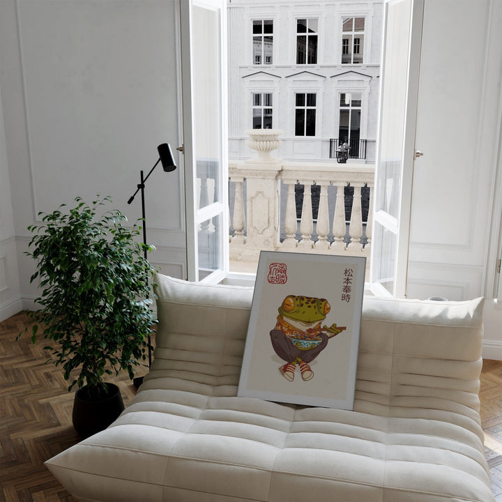 Japanese Samurai Frog III Wall Art - Style My Wall