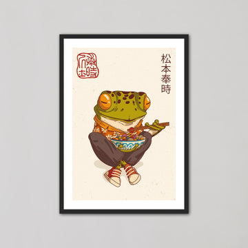 Japanese Samurai Frog III Wall Art - Style My Wall