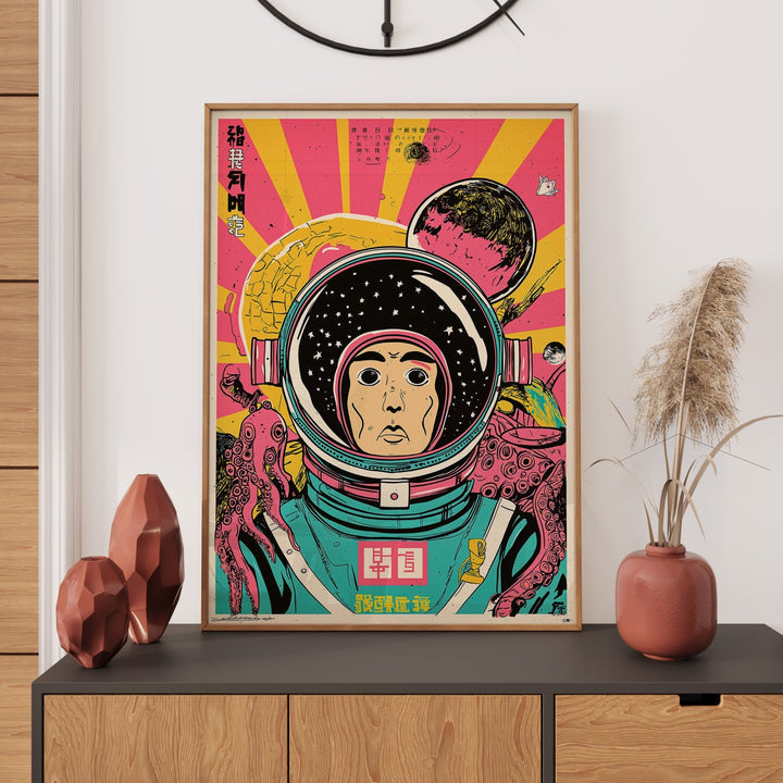 Japanese Space Travel Vintage Scifi Poster Art - Style My Wall