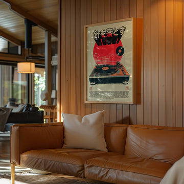 Japanese Vintage Vinyl Music Poster wall - art - picture - poster