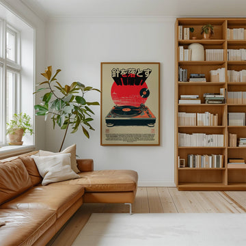 Japanese Vintage Vinyl Music Poster wall - art - picture - poster