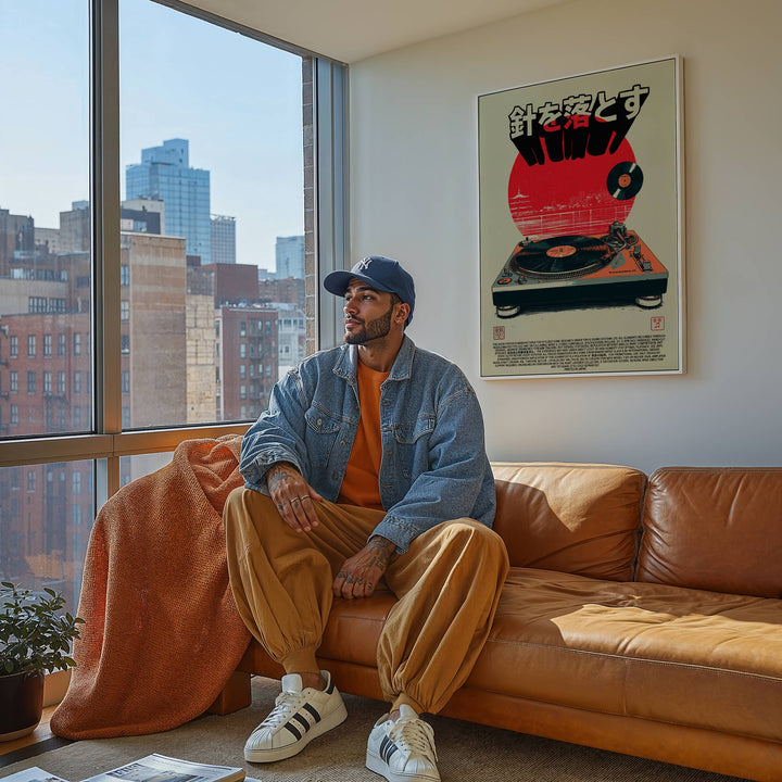 Japanese Vintage Vinyl Music Poster wall - art - picture - poster