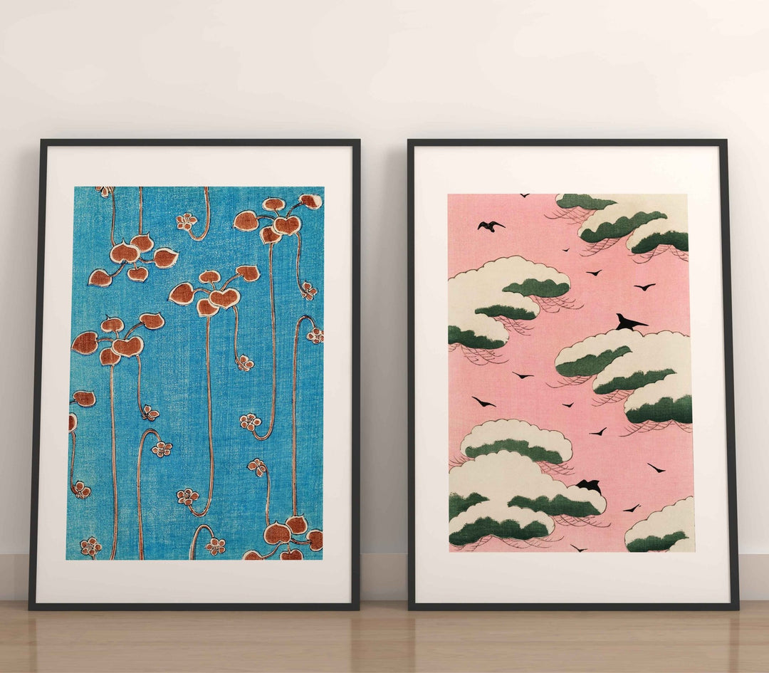 Japanese Wall Art Pair by Bijutsu Sekai - Style My Wall