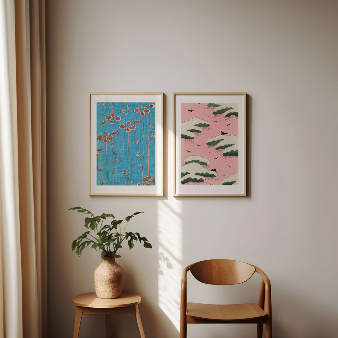 Japanese Wall Art Pair by Bijutsu Sekai - Style My Wall