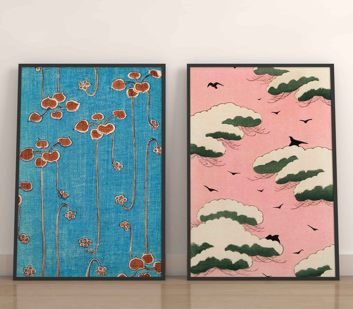 Japanese Wall Art Pair by Bijutsu Sekai - Style My Wall