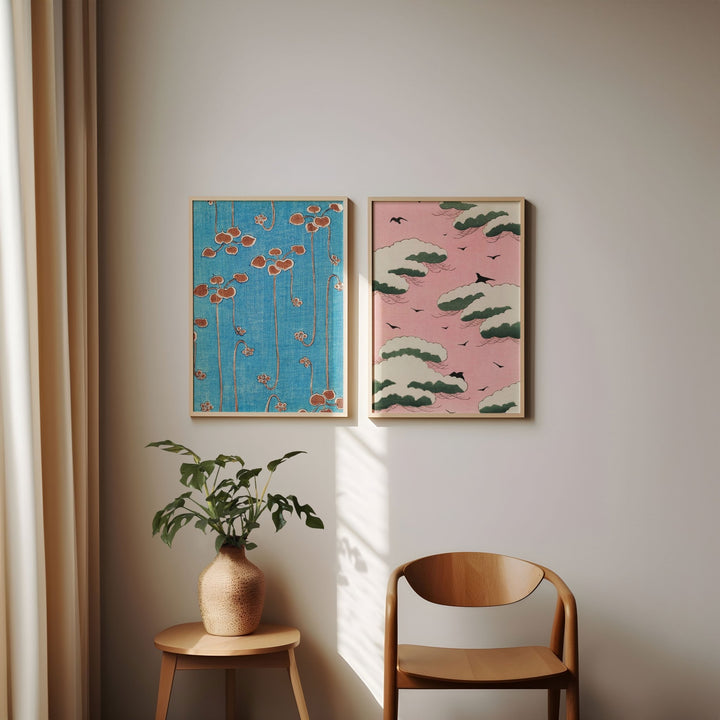 Japanese Wall Art Pair by Bijutsu Sekai - Style My Wall